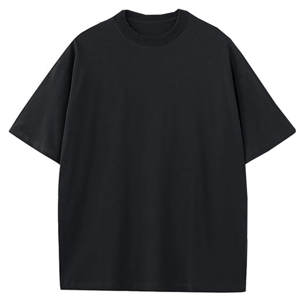 Men’s Heavyweight Cotton T-Shirt Oversized Loose Fit Short Sleeves (SIZE- S-3XL)