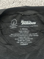 Fast & Furious ‘It’s Not The Ride’ T-Shirt Large Men’s Black Street Racing Tee D