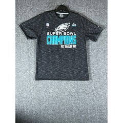 Fanatics Pro Line Mens Philadelphia Eagles Super Bowl LII Champions T-Shirt L