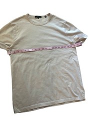 Vince Men’s Cotton T-Shirt Medium Warm Nude Made in USA