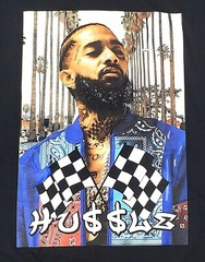 NIPSEY HUSSLE T-shirt LA Crenshaw Slauson Rap Hip Hop HU$$LE Tee Men’s New