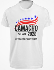 Idiocracy President Camacho 2028 Funny Election T-SHIRT Vintage Movie Poster TEE