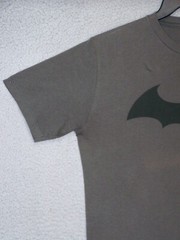 Batman Shirt Adult Medium Army Green Graphic Logo Short Sleeve Comics Movie Mens