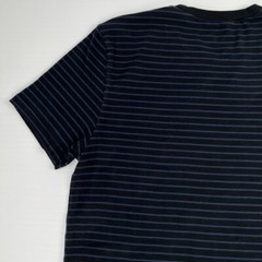 Topman Shirt Men Medium Slim Fit Navy Stripe Navy Classic Work Party Core Go