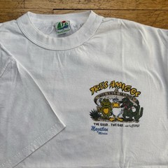 Vintage 90s Funny Drinking Shirt Alcohol Tres Amigos Beer Drunk Party Size M