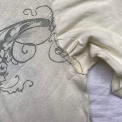 Miskeen Originals Affliction type Shirt White Print Y2K Men’s 4XL