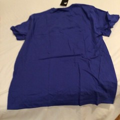 Nike Air Swoosh Logo Men’s Cotton Tee Shirt XL Blue DJ3877