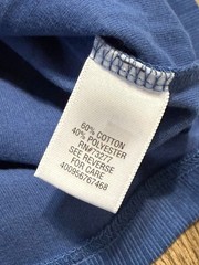 Croft & Barrow Shirt Men’s Size Large Tall, Blue, V-neck, Easy Care