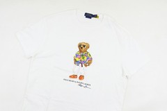 Polo Ralph Lauren Crewneck Classic Fit Polo Bear Preppy Bear T-shirt Tee – White