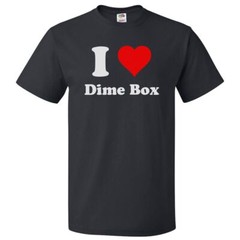 I Heart Dime Box T-shirt – I Love Dime Box Tee