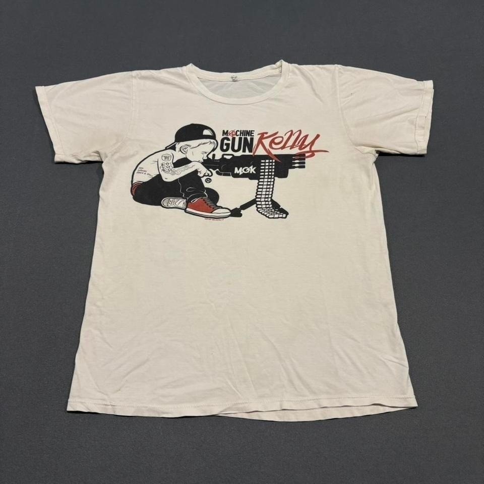 Machine Gun Kelly MGK 2012 Lace Up Tour T-shirt Original Men’s Medium White