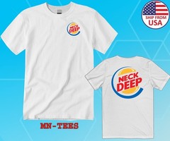 Neck Deep White Size S-5XL