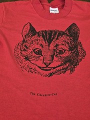 Alice in Wonderland Cheshire Cat Single Stitch T-Shirt Vintage 90s Sz M Stedman
