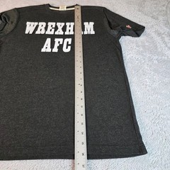 Homage Wrexham AFC T Shirt Small Aviation Gin Ryan Reynolds Soccer Gray TriBlend