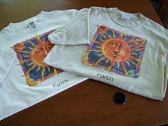 Faith T Shirt. High Quality Graphic Recovery AA NA XA Tee. Medium Sand/Off-White