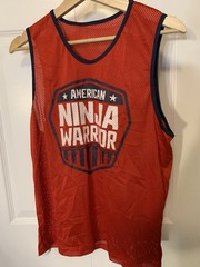 American Ninja Warrior tank top red size approx. M