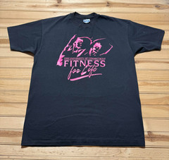 Vintage 90s University of Connecticut Fitness for Life Workout Shirt USA Made XL