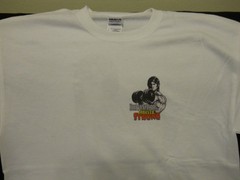 SteelWorkers are Forever Strong: “DTG” PRINT On 100% COTTON WHITE T-SHIRT LARGE