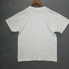 Vintage Fruit Of The Loom T Shirt Mens Large White Cotton Graphic New York Apple