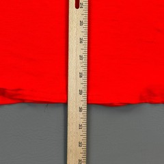 Vintage Sears Mens Store Shirt Mens XL Red Acrylic V Neck Short Sleeve USA 70s