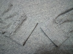 Polo Ralph Lauren T-Shirt Men L Custom Fit Gray Black Pony Crew Long Sleeve
