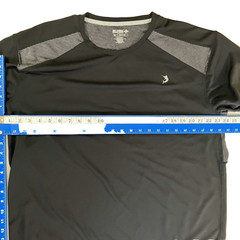Reel Legends Shirt Mens XL Black T-Shirt Men Marlin Logo Fishing Wicking