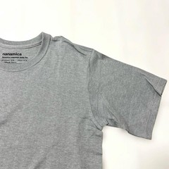 nanamica Loopwheel COOLMAX Jersey Tee Heater Gray M Made in Japan F/S