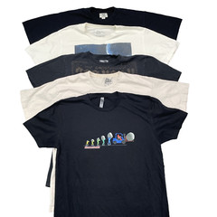 T Shirt Lot of 5 Mens Large Zoo York + Mix Brands Surf Skate Y2K Grapic Academia