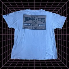 Vintage Bad Boy Club Shirt Men’s X-Large White Single Stitch “Not For Everyone”