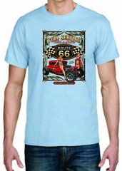 Adult DryBlend® T-Shirt – ( FULL SERVICE ROD ROUTE 66 – HOT ROD / PIN-UP / HOTTI