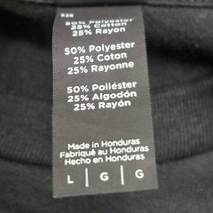 District Perfect Tri Tee Mens Large Black Short Sleeve Crewneck T-Shirt DM130