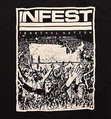 INFEST, Terminal Nation Shirt, SIEGE, SPAZZ, Bastard Noise, Charles Bronson