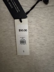 NEW Banana Republic Men’s LUXURY-TOUCH T-SHIRT Color: Oatmeal Small NWT $50