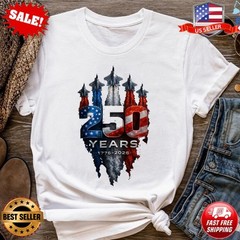 America 250th Anniversary Fighter Jet 4th of July T-Shirt S to 5XL FREE SHIPPING