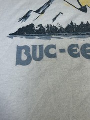 Buc-ee’s Shirt Mens XL Blue Short Sleeve Graphic Crew Neck Tagless Cotton