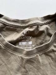 Hurley men’s large white graphic T-shirt short sleeve casual tee surf and enjoy