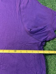 Nike Standard Fit Purple Big And Tall Plain Blank Irregular T Shirt Size 4XL