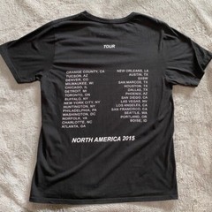 RARE Travis Scott Rodeo Era 2015 North America Tour Shirt Original Medium Flame
