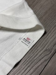 BVD T-Shirt Men’s Size Large Vintage 60s White Scoop Neck Single Stitch Tee
