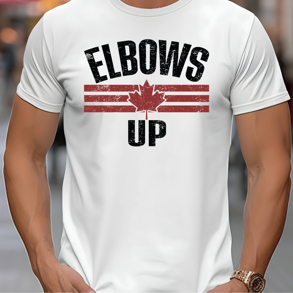 Elbows UP Canada Proud Never 51 T-Shirt 1