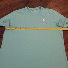 Jordan Jumpman Blank T Shirt Mens XL Emerald Rise Green White Logo Short Sleeve