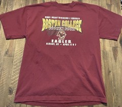 Vintage Boston College Eagles 2001 NCAA Hockey Frozen Four (XL) Gear For Sports
