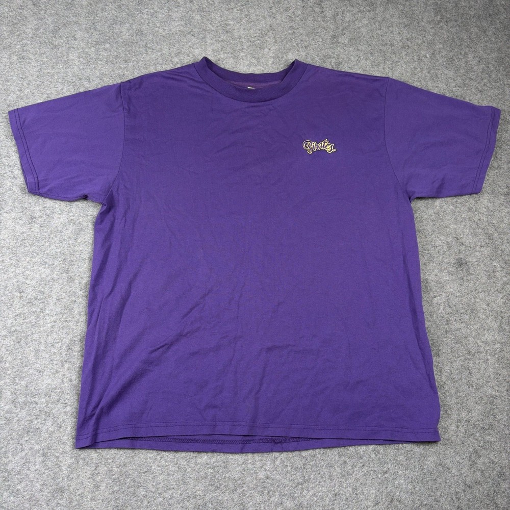 90s Augusta Sportswear ECU Pirates T Shirt Mens 2XL Purple Graphic Colegiate Uni