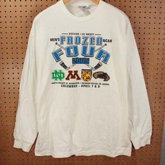 vtg y2k NCAA Frozen Four 2005 College hockey long sleeve t-shirt XL tag