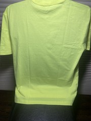 Wolverine Homemade Stencil T-shirt Neon Lime Medium Cotton Short Sleeved NWOT