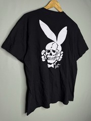 Fuct SSDD Death Bunny Playboy T Shirt Tee Sz L Black Rare Vtg USA Made