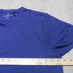 GREYSON Mens M MEDIUM GUIDE SPORT T SHIRT PERFORMANCE GOLF TEE MALTESE BLUE