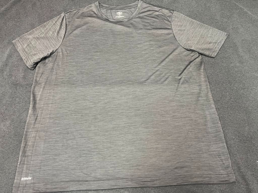 Athletic Works DriWorks 2XL Gray Heather Performance T-Shirt Astheticwear Fit