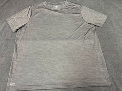 Athletic Works DriWorks 2XL Gray Heather Performance T-Shirt Astheticwear Fit