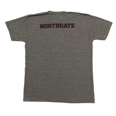 Dixie Chicken Northgate American Apparel Tri-Blend T-shirt XL Heather Gray